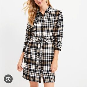 Loft Flannel Dress